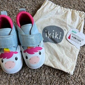 Ikiki Unicorn Toddler Shoes - Blue and Pink